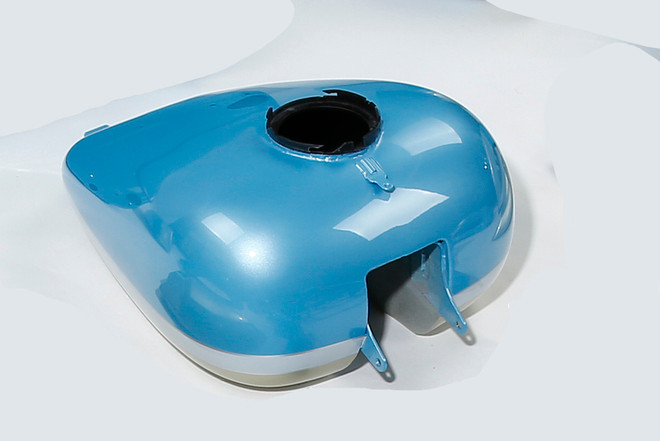SKY BLUE / SAND GOLD / GAS TANK FOR TOURING 08-UP/ 1EA