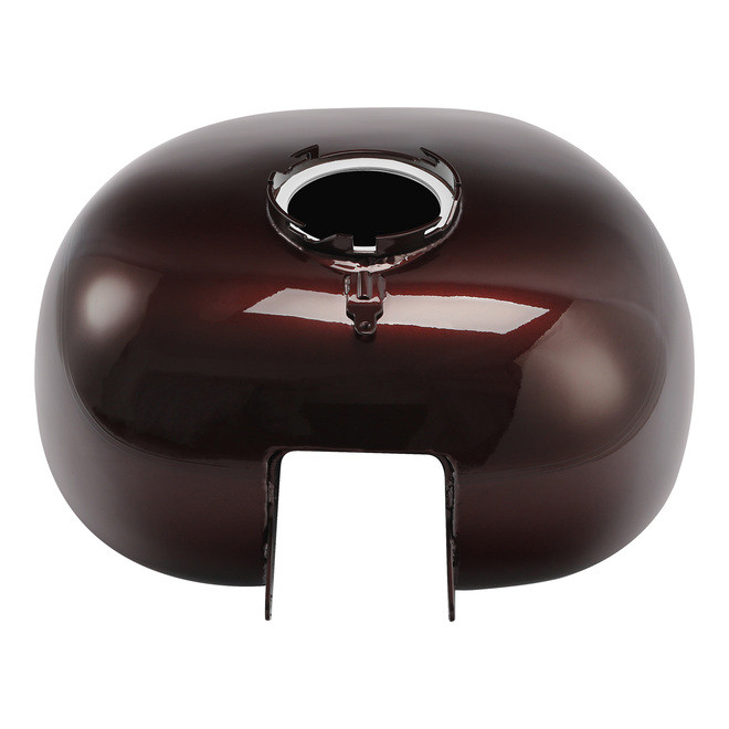 TWISTED CHERRY W/ DUAL BROWN LINES GAS TANK FOR TOURING 08UP