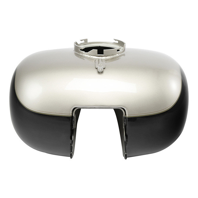 SILVER FORTUNE/BLACK TEMPEST /GAS TANK FOR TOURING 08-UP