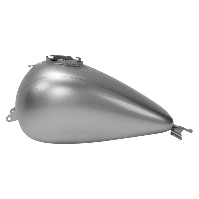 HR3 Brilliant Silver Pearl Fuel Gas Tank For 2008-2023 Harley Touring Models