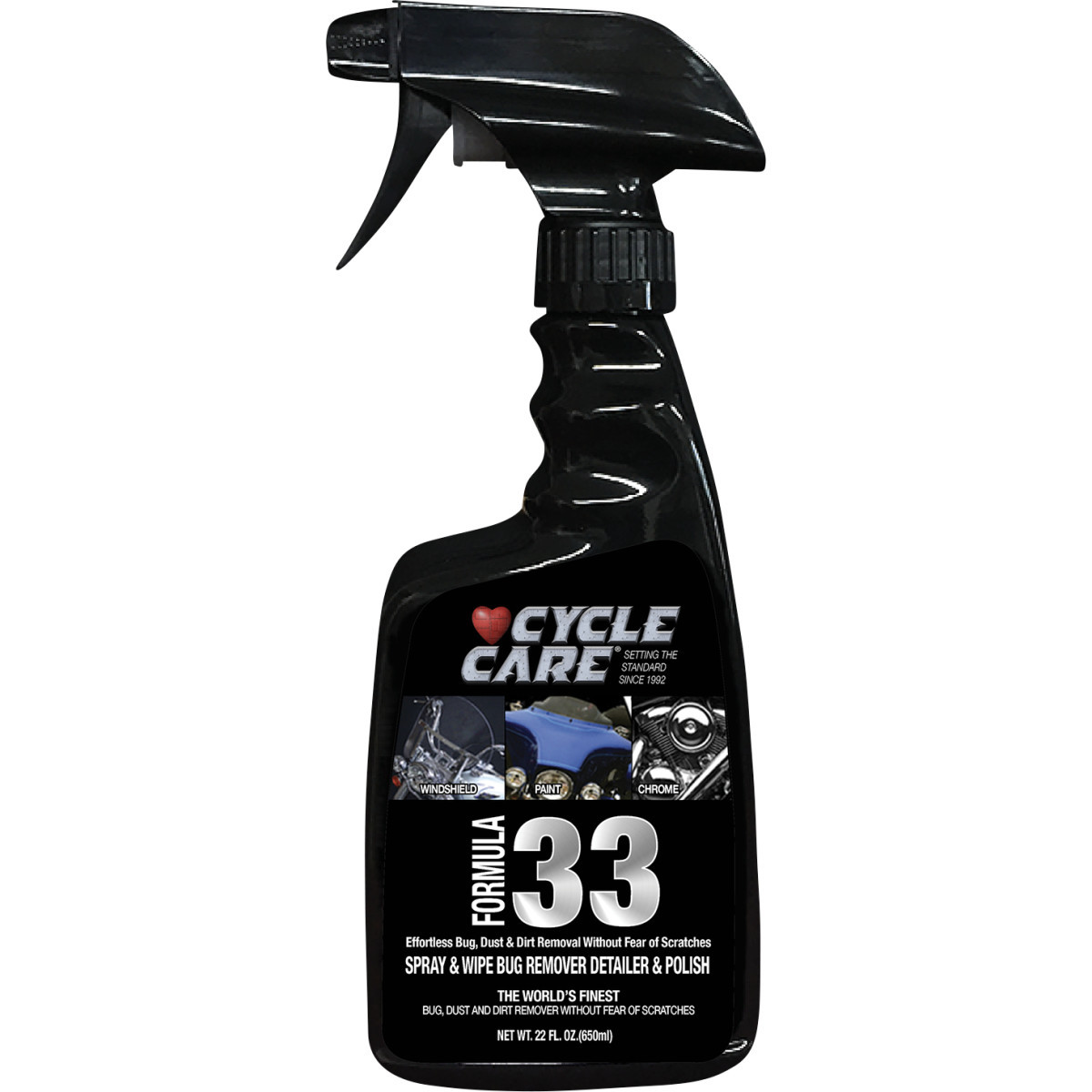 Cycle Care Formulas #33022 - Formula 33 Detailer & Bug Remover - 22 U.S. fl oz