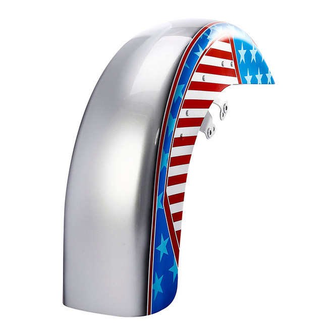 PATRIOTIC RED WHITE AND BLUE / FRONT FENDER TOURING 14UP/1EA