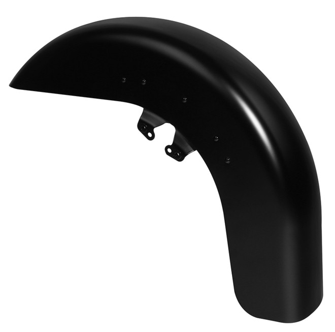 HR3 Black Denim Motorcycle 18" Wide Tire Front Mudguard Fender For Harley Touring Models 2014-2023
