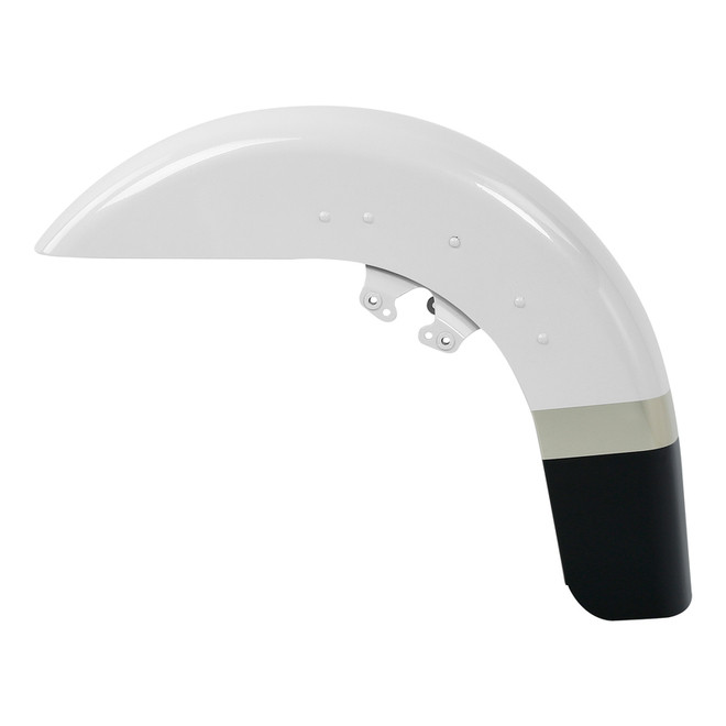 SALT PEARL/BLACK TEMPEST / FRONT FENDER FOR TOURING 14UP/ EA