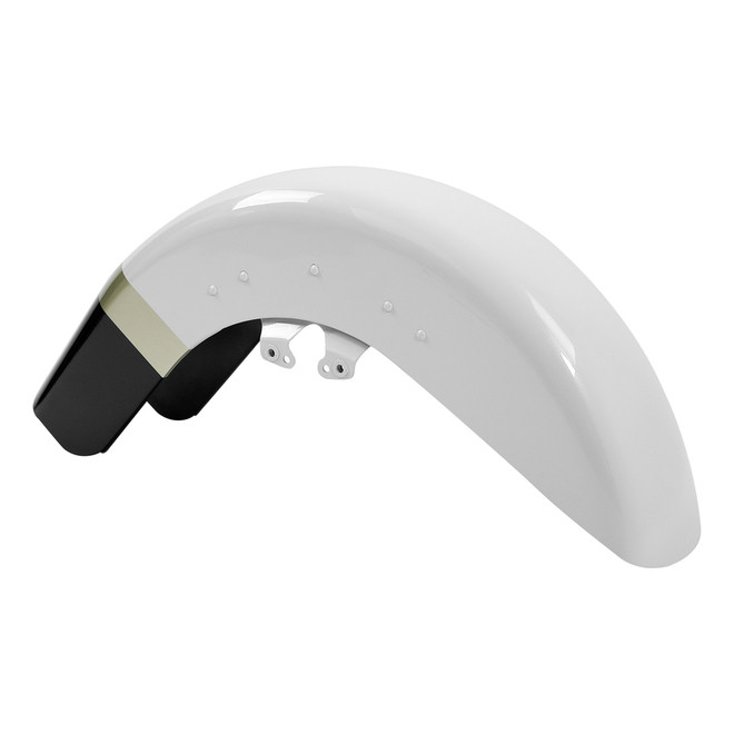 SALT PEARL/BLACK TEMPEST / FRONT FENDER FOR TOURING 14UP/ EA