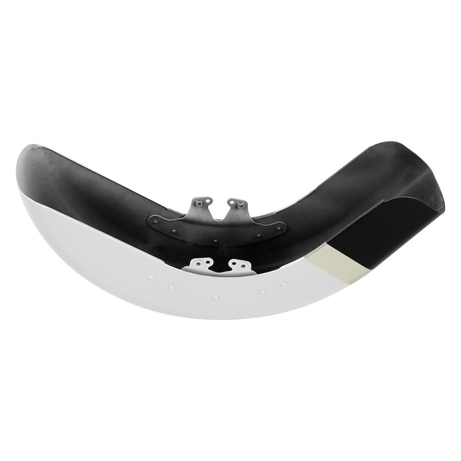 SALT PEARL/BLACK TEMPEST / FRONT FENDER FOR TOURING 14UP/ EA
