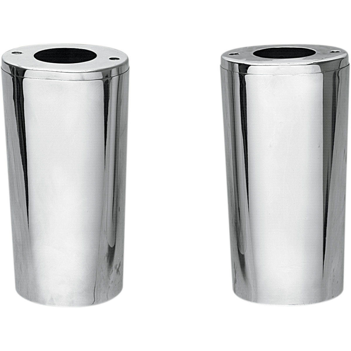 Drag Specialties - Fork Slider Covers - Extended +2" (8.5") - Chrome - Smooth