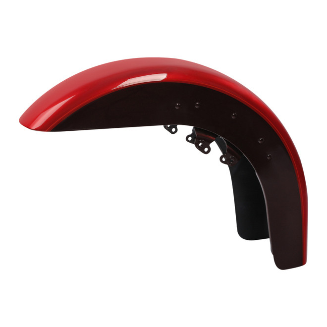 WICKED RED / TWISTED CHERRY W/ DUAL RED LINES FRONT FENDER