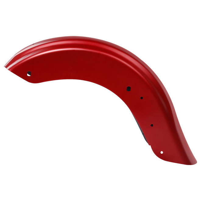 HR3 Wicked Red Denim Motorcycle Mudguard CVO STYLE REAR FENDER FOR Harley Touring 2014-2023