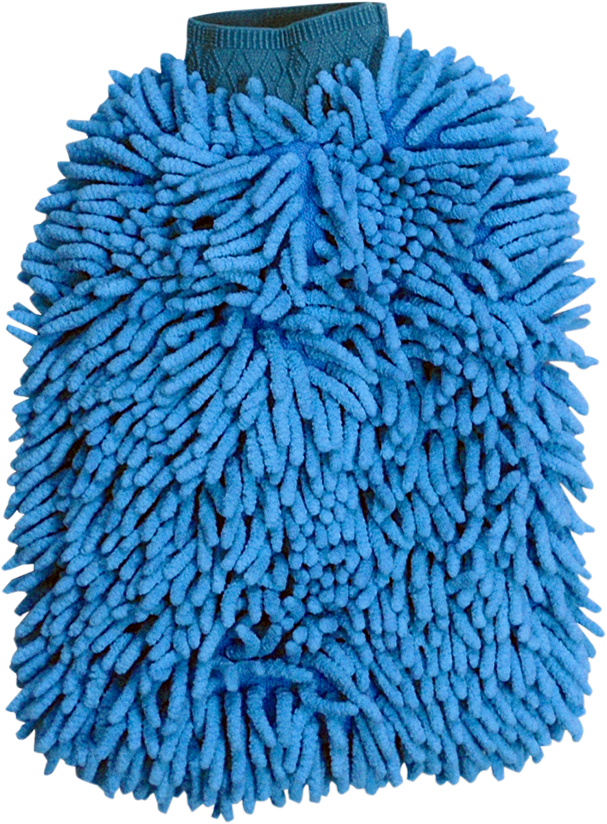 Microfiber Wash Mitt - Blue
