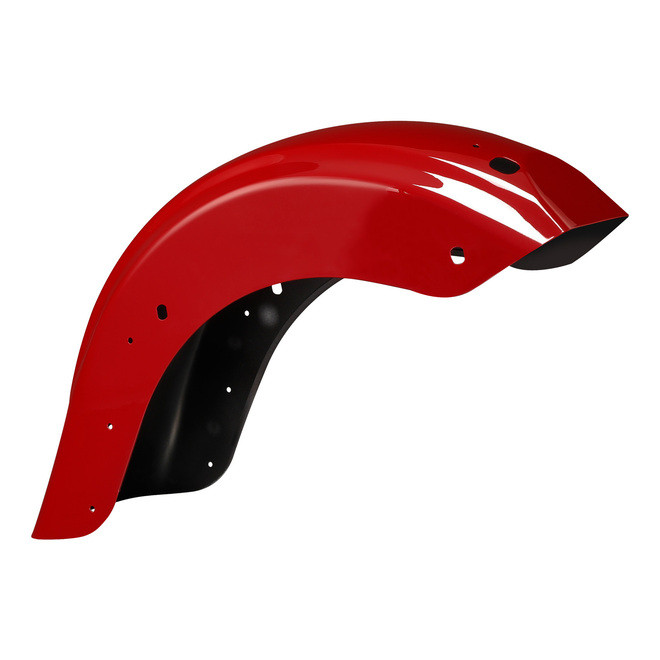 HR3 Billiard Red Motorcycle Mudguard CVO STYLE REAR FENDER FOR Harley Touring 2014-2023