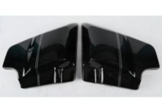 BLACK HONEYCOMB FADE CUSTOM CHROME / SIDE COVERS TOURING 09U