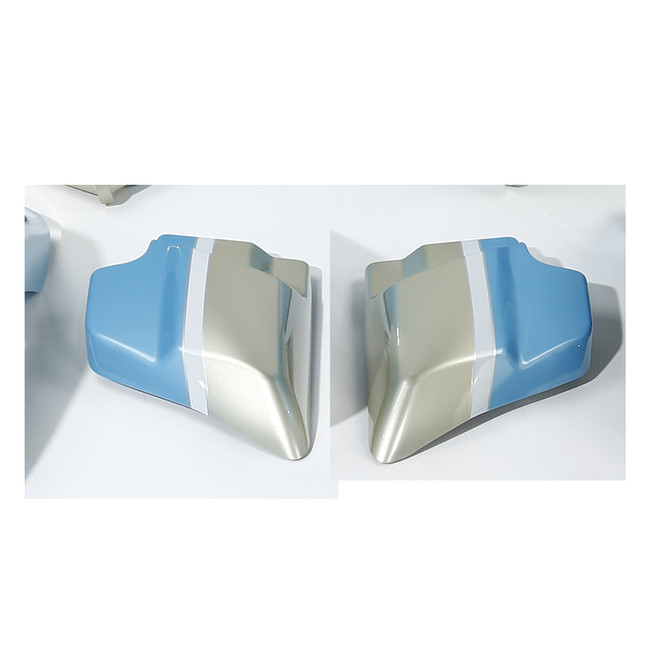 SKY BLUE / SAND GOLD /SIDE COVERS FOR TOURING 09UP/ 1PR