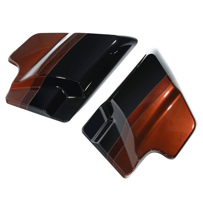 AUBURN SUNGLO/BLACK BOURBON / SIDE COVERS FOR TOURING 09UP