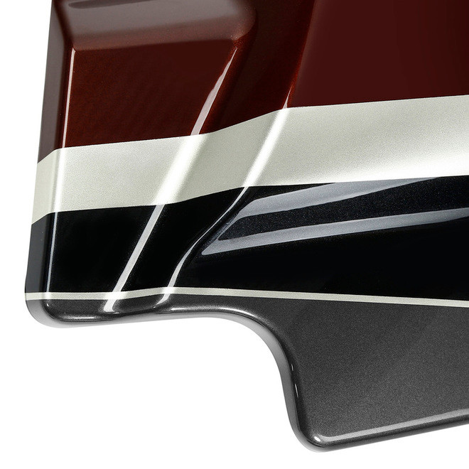 AUBURN BROWN/BLACK/INDUSTRIAL GRAY SIDE COVERS TOURING 09UP