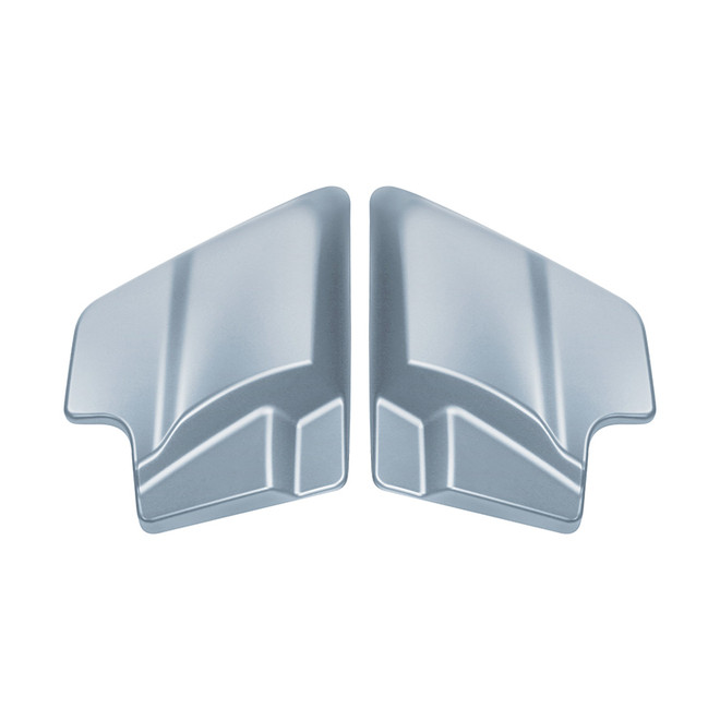 BARRACUDA SILVER DENIM / SIDE COVERS FOR TOURING 09-UP/ 1PR