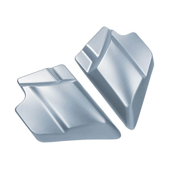 BARRACUDA SILVER DENIM / SIDE COVERS FOR TOURING 09-UP/ 1PR