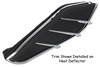 MID FRAME HEAT DEFLECTOR TRIM FOR BIG TWIN