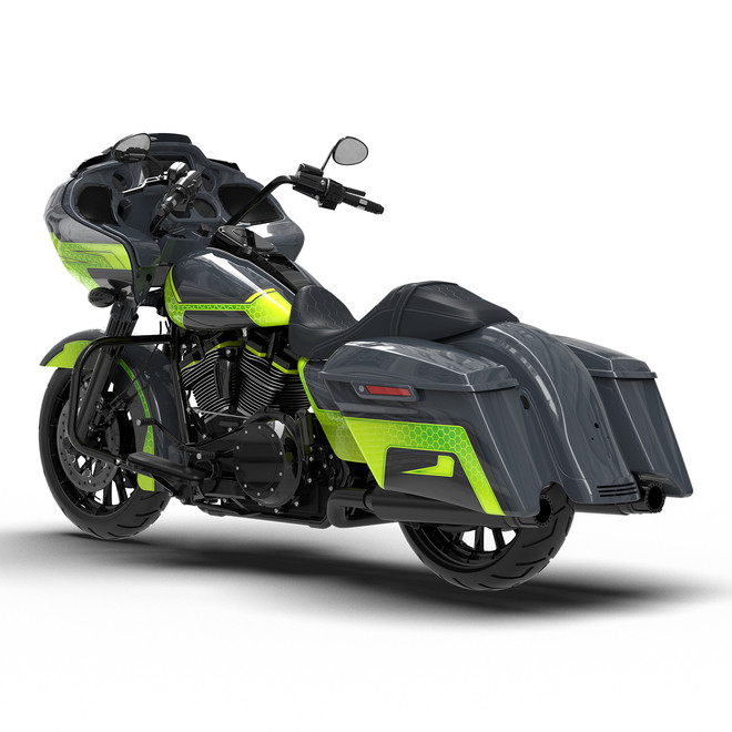 APPLE GREEN / GUNSHIP GRAY CUSTOM BODYKIT RG SPECIA 15-UP