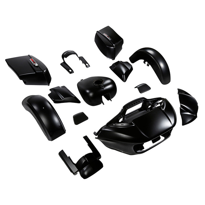 HR3 Black Denim Complete Body Fairing Kit For Harley Road Glide Special FLTRXS 15-23