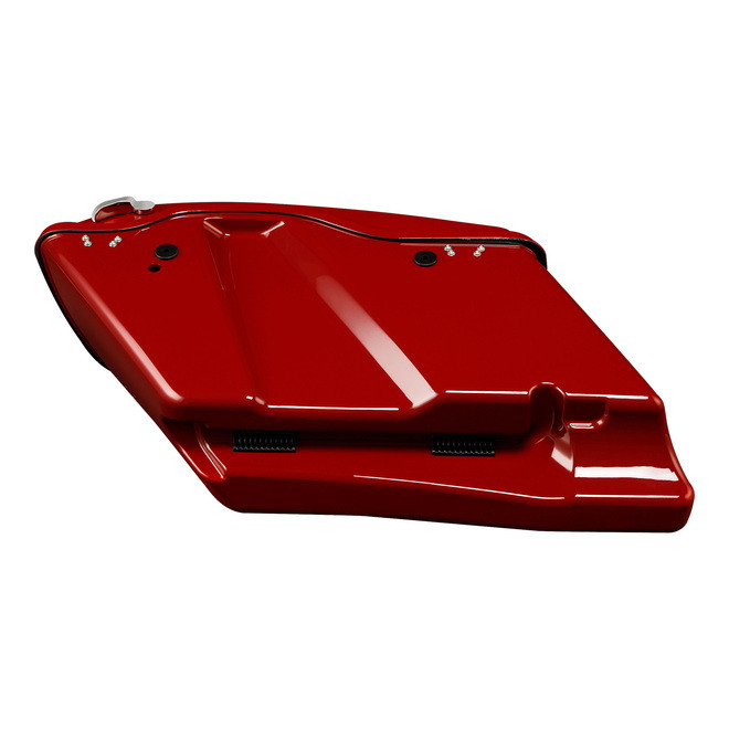 HR3 Billiard Red CVO Stretched Saddlebags For 14-23 Harley Touring