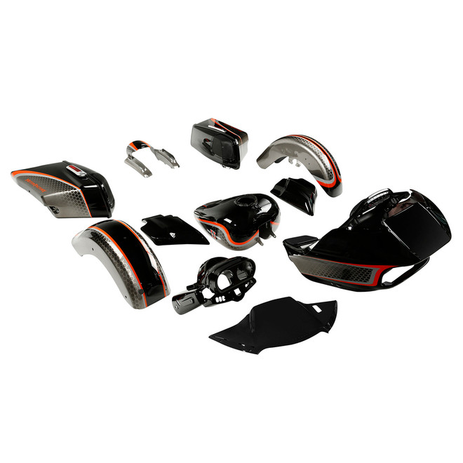 BLACK HONEYCOMB FADE CUSTOM CHROME CUSTOM BODYKIT CVO RG15UP