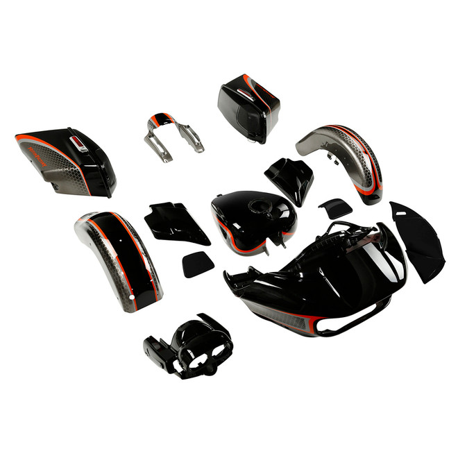 BLACK HONEYCOMB FADE CUSTOM CHROME CUSTOM BODYKIT CVO RG15UP