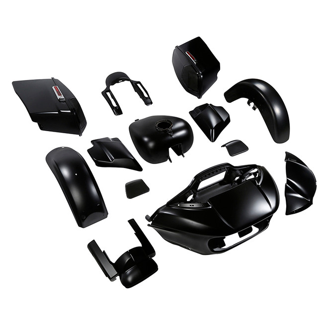 HR3 Black Denim Complete Body Fairing Kit For Harley CVO Road Glide FLTRXSE 15-23