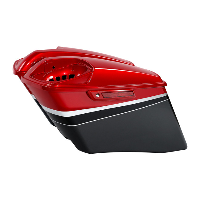 WICKED RED/BLACK TEMPEST / CVO STRETCHED SADDLEBAGS 14U TR