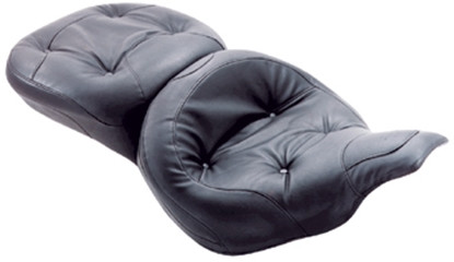 WIDE SOLO SEAT WITH DRIVER BACKREST FOR ROAD KING