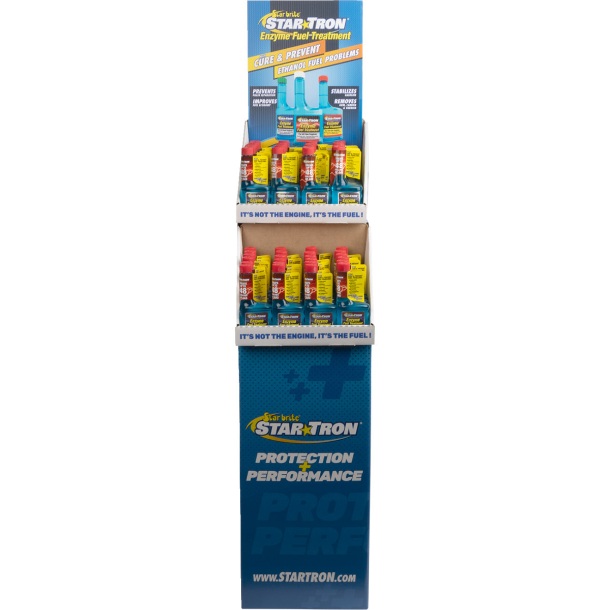 Star Tron #14649 - Enzyme Fuel Treatment - 8 US fl oz Each - 48 Pack with Display
