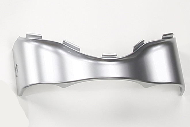 SILVER / BLACK HONEYCOMB FADE OUTER FAIRING SKIRT SG UL 14UP