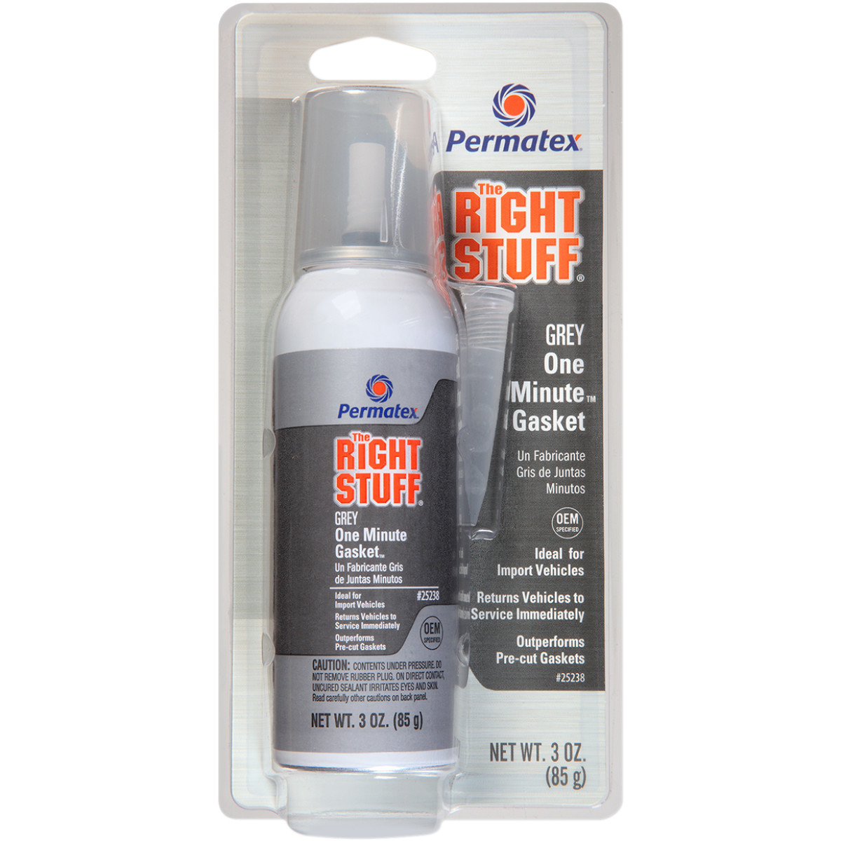 Permatex #25238 - Right Stuff - Gray - 3 U.S. fl oz.