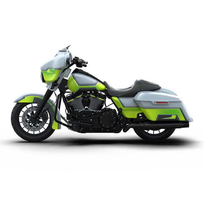 APPLE GREEN / WHITE GRAY CUSTOM BODYKIT FOR SG SPECIAL 14-UP