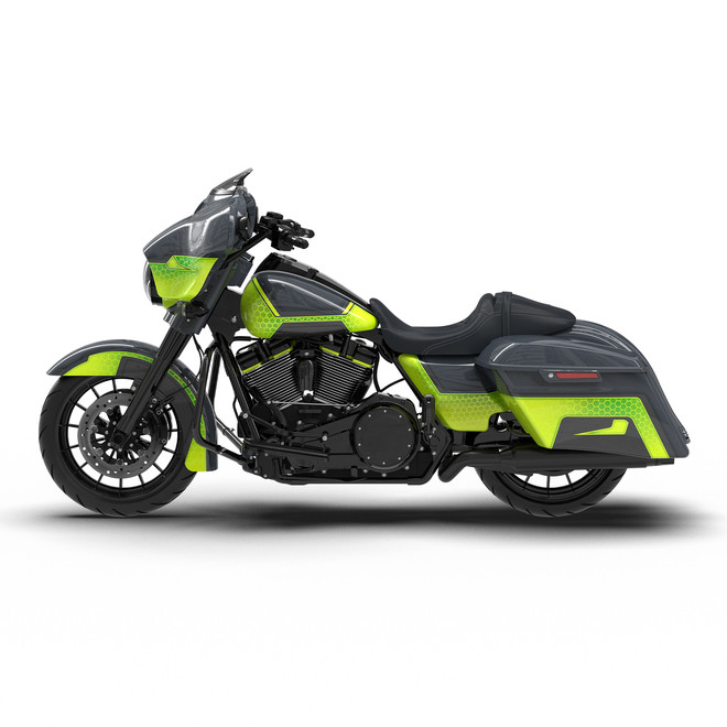 APPLE GREEN/GUNSHIP GRAY CUSTOM BODYKIT FOR SG SPECIAL 14-UP