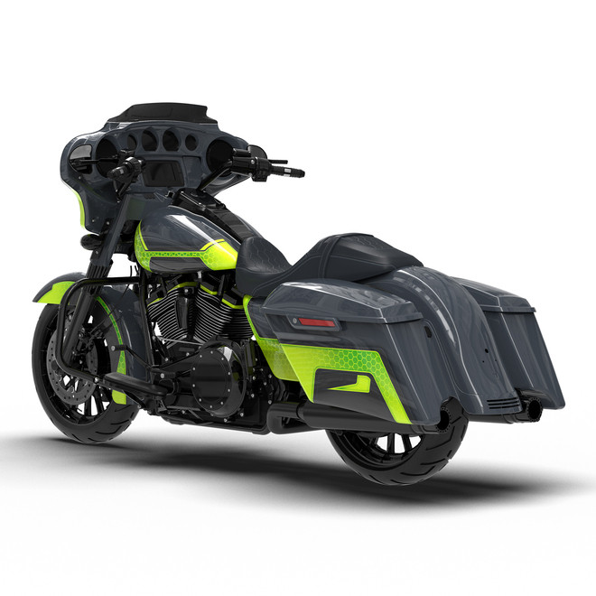 APPLE GREEN/GUNSHIP GRAY CUSTOM BODYKIT FOR SG SPECIAL 14-UP