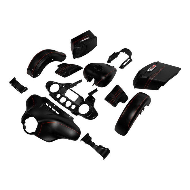 HR3 Black Denim 2015S Complete Body Fairing Kit For Harley Street Glide Special FLHXS 14-23