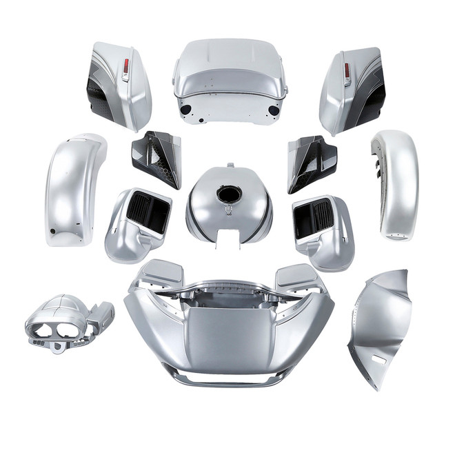 SILVER/BLACK HONEYCOMB FADE CUS BODYKIT ROAD GLIDE LIMITED
