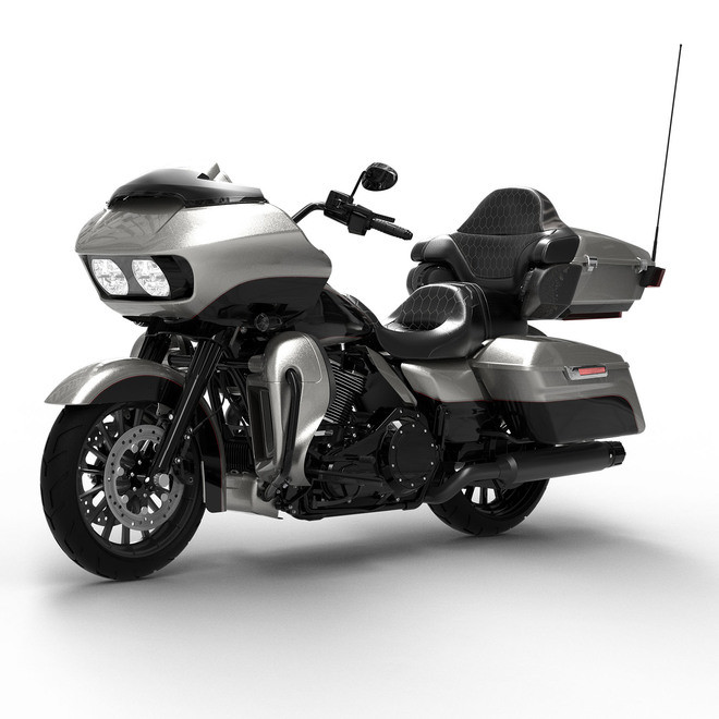 HR3 Billet Silver / Vivid Black 2017RGU Complete Body Fairing Kit For Harley Road Glide Limited FLTRK 15-23