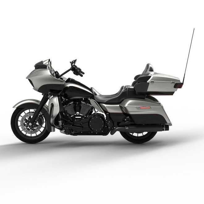 HR3 Billet Silver / Vivid Black 2017RGU Complete Body Fairing Kit For Harley Road Glide Limited FLTRK 15-23