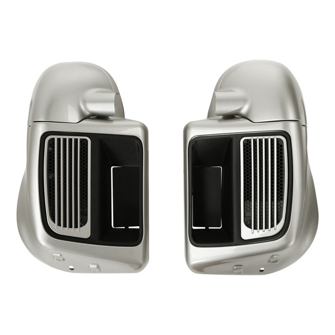 HR3 Silver Fortune / Sumatra Brown Vented Lower Fairing Kit For Harley Touring Models 2014-2023 (Fits water cooled models)