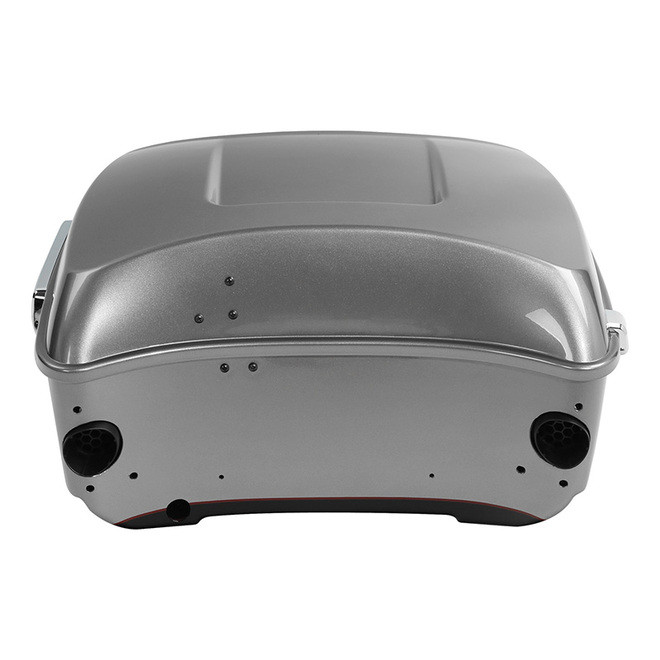 BILLET SILVER/VIVID BLACK W/ BURGUNDY LINE KING TOUR PACK