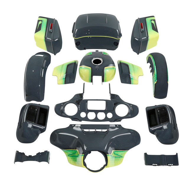 APPLE GREEN /GUNSHIP GRAY CUSTOM BODYKIT ULTRA LIMITED 14-UP