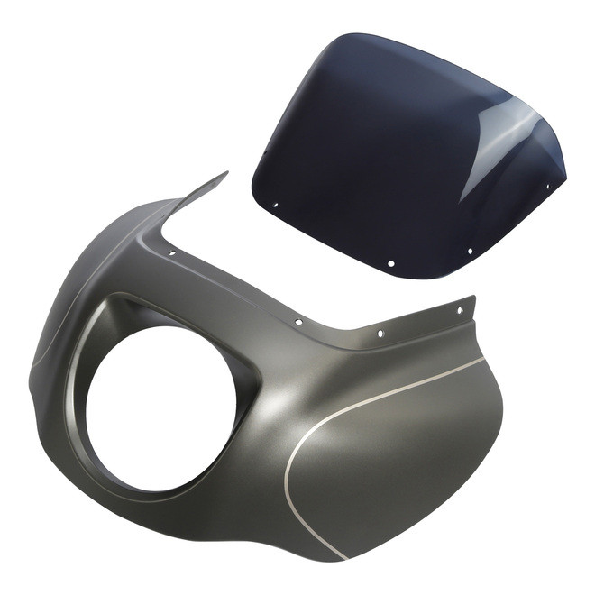 INDUSTRIAL GRAY / OUTER FAIRING FOR FXBB FXLR 18-UP