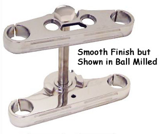 V-FACTOR BILLET FRONT FORK BRACKETS FOR 49MM FORKS