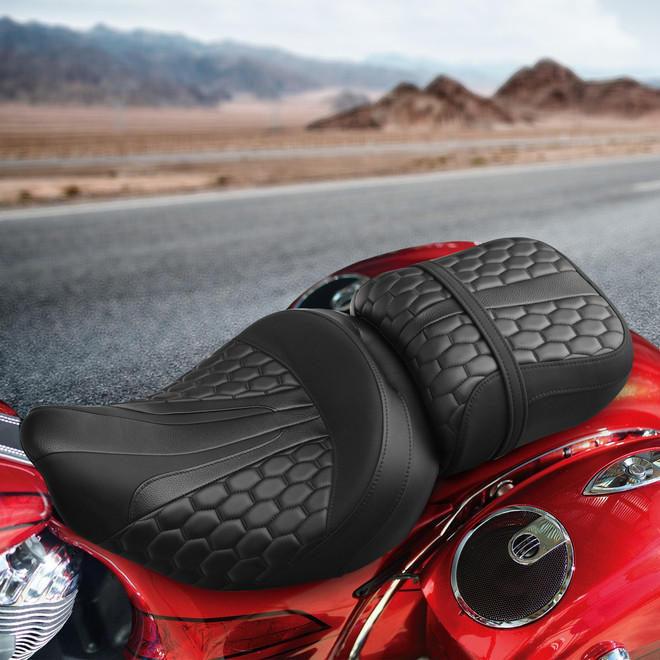 FS04-07-BK TWO-PIECE 2-UP SEAT 14-UP CHIEFTAIN