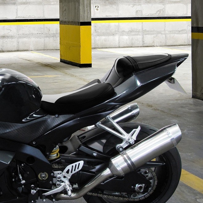 RX03-05-BW TWO-PIECE 2-UP SEAT SUZUKI GSXR1000 2007-2008