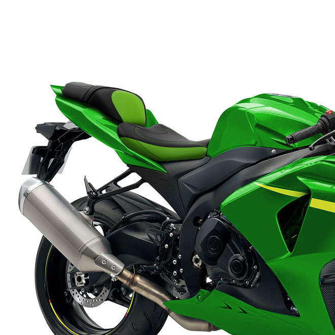 RX09-01-GN TWO-PIECE 2-UP SEAT FITS SUZUKI GSXR1000 09-16