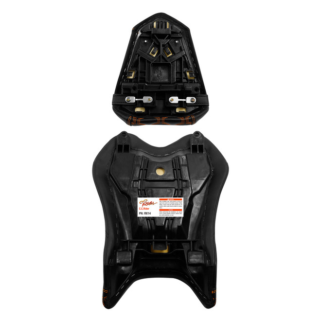 RX14-01-BO TWO-PIECE 2-UP SEAT FITS YAMAHA YZF R1 2007-2008