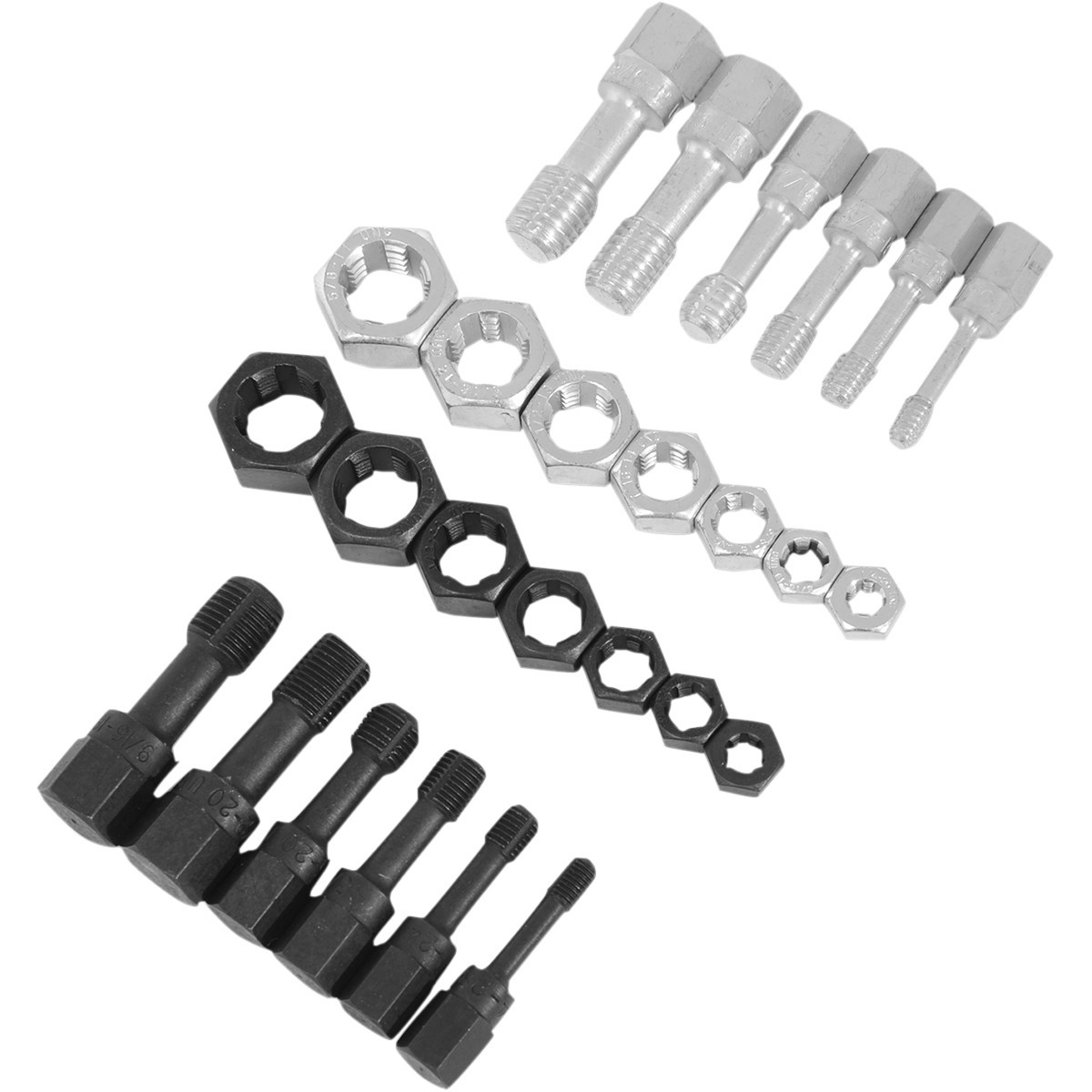Lang Tools #2581 - Thread Restorer - Tap/Die - Fine/Coarse Thread - SAE - 26-Piece